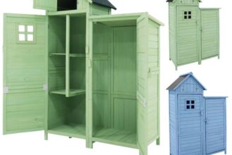 Gerätehaus Gartenschrank Wetterfest Geräteschuppen Geräteschrank Gartenhaus