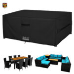 Dokon Abdeckung Gartentisch 280x205x106cm Bel