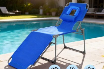Sonnenliege Klappbar Liegestuhl Gartenstuhl Relaxstuhl mit