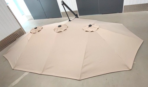 XXL Sonnenschirm Green Lounge, Beige, Maße