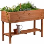 Hochbeet mit Ablagefläche Gemüsebeet Kräuterbeet Pflanzbeet