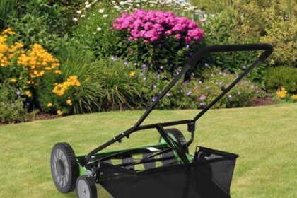 50.8cm/20Zoll Spindelmäher Handrasenmäher Höhenverstellun Grasmäher mit