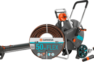 Gardena Comfort FLEX 50 m CleverRoll L Large Regnerset - Produktbild