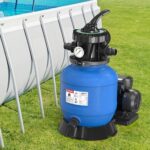 Sandfilteranlage 400g Filterbälle, Poolpumpe Sandfilter mit