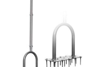 Rasenbelüfter Manuell Metall 15 Spikes Vertikutierung