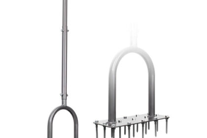 Rasenbelüfter Manuell Metall 15 Spikes Vertikutierung