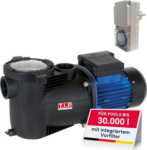 T.I.P. Poolpumpe Mit Timer - Selbstansaugende