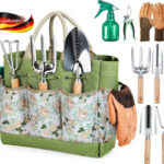 Gartenwerkzeug Set 9-tlg Rostfrei ergonomisch mit
