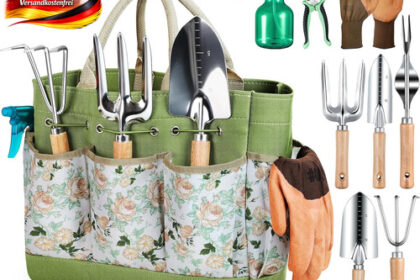 Gartenwerkzeug Set 9-tlg Rostfrei ergonomisch mit
