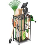 Gartenwerkzeug Organizer Garage Standregal 80x40x34cm aus