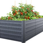Ohuhu Metall Hochbeet Pflanzenbeet 180X90X60 Cm,