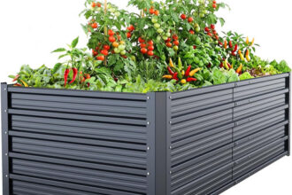 Ohuhu Metall Hochbeet Pflanzenbeet 180X90X60 Cm,
