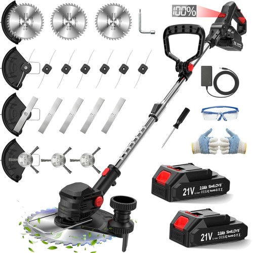 Akku Rasentrimmer 21V 4-in-1 Motorsense Kabellos