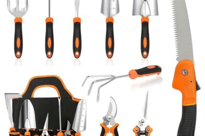 Gartenwerkzeug Set 10 Stück Edelstahl rostfrei