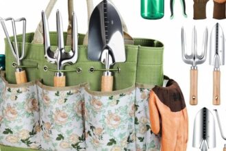 Grenebo Gartenwerkzeug Set,9 Stück Garten Werkzeug