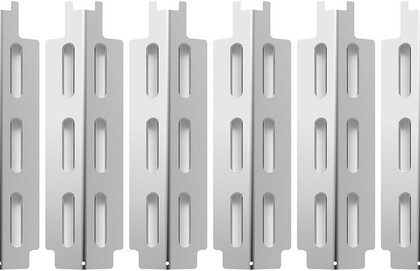 Gasgrill Brennerabdeckung Edelstahl 6er-Pack Flammenverteiler Universal
