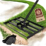 Rasen Nivellierungsrechen Gartenschlauch Rasensand Harke Werkzeug