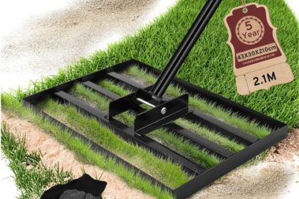 Rasen Nivellierungsrechen Gartenschlauch Rasensand Harke Werkzeug