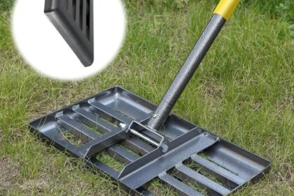 Gartenrechen Rasen Nivellierrechen Metall 182cm Gartenwerkzeug