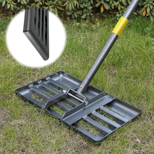 Gartenrechen Rasen Nivellierrechen Metall 182cm Gartenwerkzeug