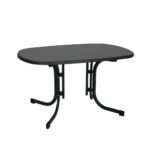 Gartentisch BHT 140x70x90 cm grau Outdoortisch