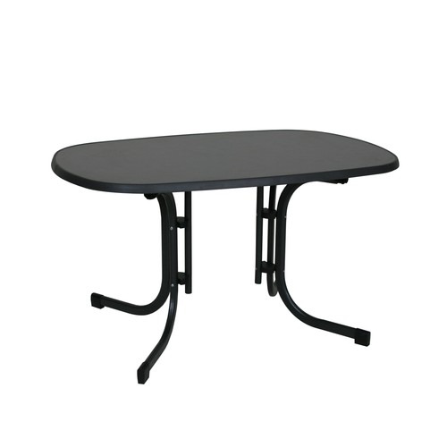Gartentisch BHT 140x70x90 cm grau Outdoortisch