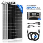 900W Solarmodul Mono Hocheffizientes Aluminium für