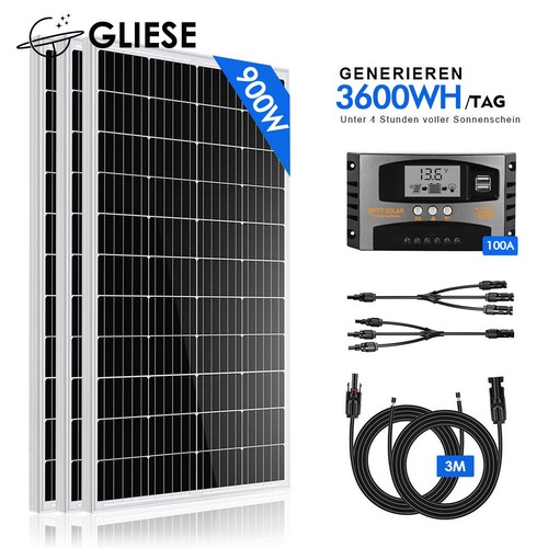 900W Solarmodul Mono Hocheffizientes Aluminium für