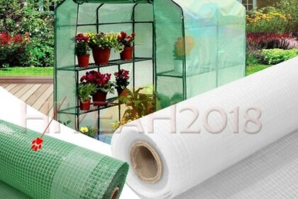 260g/m² Gewächshausfolie Gitterfolie Frühbeetfolie Garten Folie