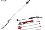 4IN1 Benzin Motorsense Hochentaster Heckenschere Kettensäge