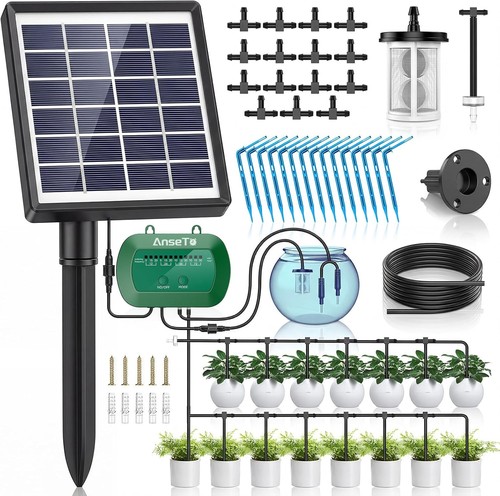 12-in-1 Solar Bewässerungssystem für Pflanzen mit