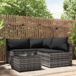 Garten Lounge Set mit Kissen Gartensofa