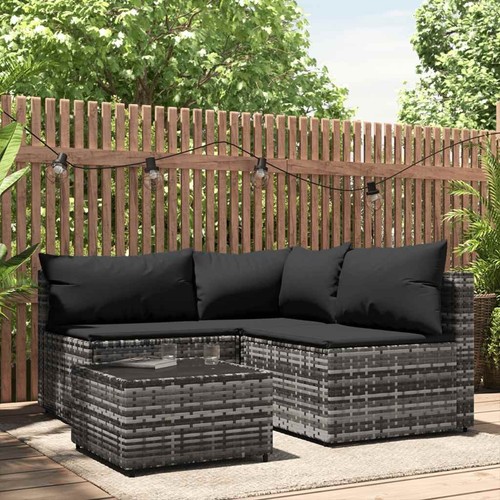 Garten Lounge Set mit Kissen Gartensofa