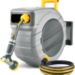Schlauchtrommel mit Gartenschlauch 40m 2m 180°