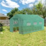 Gewächshaus 4.5x2x2m begehbar mit Türen und