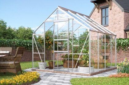 Vitavia Gewächshaus, Treibhaus Merkur 6700, alu-eloxiert,