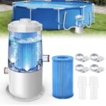 ✅✅Poolpumpe 3785 l/h 90W Filterpumpe für