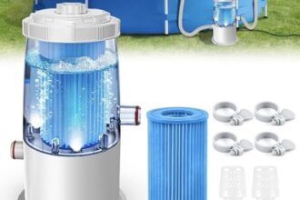 ✅✅Poolpumpe 3785 l/h 90W Filterpumpe für