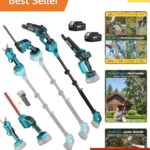 Teleskop Gartenwerkzeug Set – 8-in-1 Kettensäge,