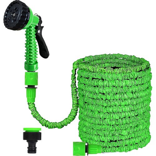 Erweiterbarer Gartenschlauch 45m 8 Funktionen Spritzpistole