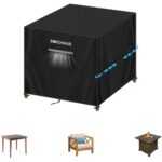 Gartenmöbel Abdeckung UV 95x95x90cm Schwarz