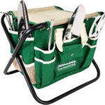 Gardenhome Gartenwerkzeug Hocker – Klapphocker