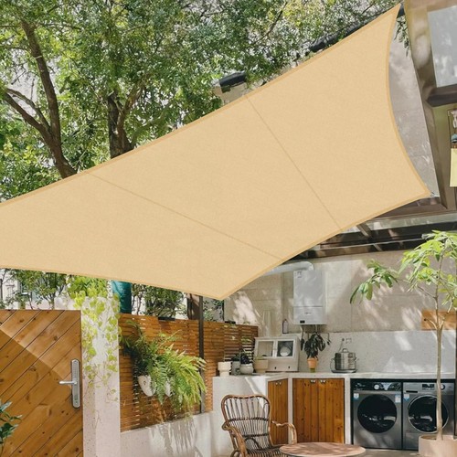 Sonnensegel Wasserdicht Quadratisch 5x5m UV Schutz