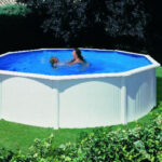Stahlwandpool Schwimmbecken 350cm
