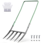 Bodenrechen Mit 5 Zinken, Robustes Gartenwerkzeug