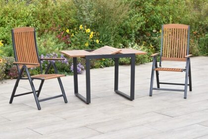 MX Gartenmöbel Set 3tlg. Athos Klappsessel