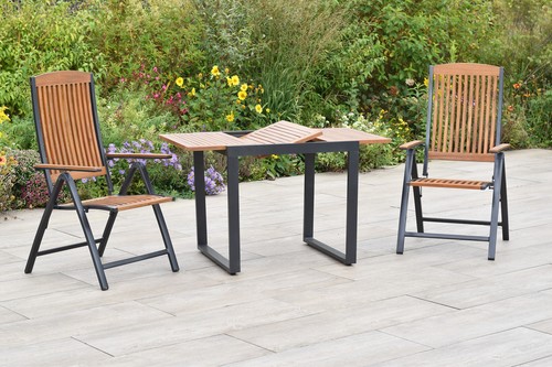 MX Gartenmöbel Set 3tlg. Athos Klappsessel