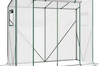 Gewächshaus Folie Stabil 200x77,5x170cm mit Fenster
