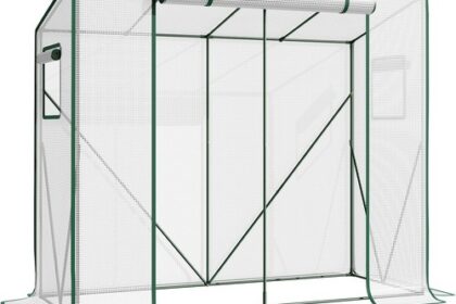 Gewächshaus Folie Stabil 200x77,5x170cm mit Fenster