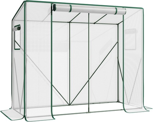 Gewächshaus Folie Stabil 200x77,5x170cm mit Fenster